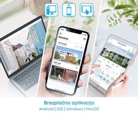 Reolink DOORBELL D340P pametni video zvonec, 2K+, PoE, nočno snemanje, zaznavanje gibanja, aplikacija, dvosmerna komunikacija, vodoodpornost