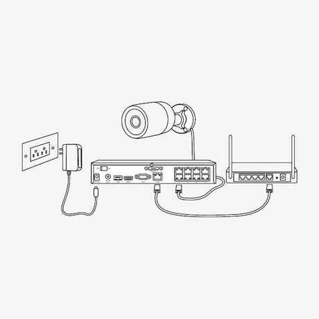Reolink P324 IP kamera, 5MP Super HD, PoE, Night Vision nočno snemanje, aplikacija, IP67 vodoodpornost, dvosmerna komunikacija, bela