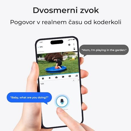 Reolink P334 IP kamera, 4K 8MP Ultra HD, PoE, barvno nočno snemanje, LED reflektor, aplikacija, IP67 vodoodpornost, dvosmerna komunikacija, bela