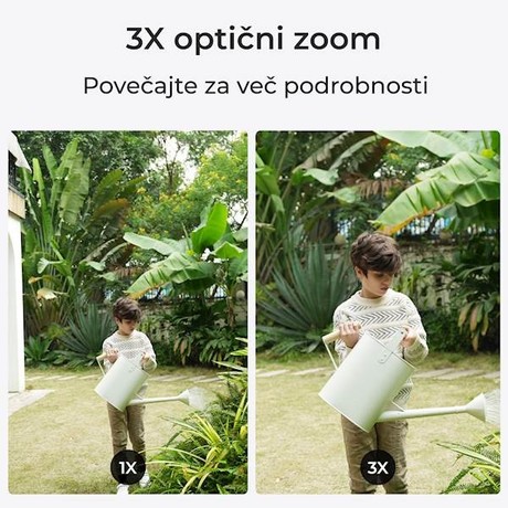 Reolink P434 IP kamera, žična, 8MP Ultra HD, PoE, dvosmerna komunikacija, barvno nočno snemanje, bela
