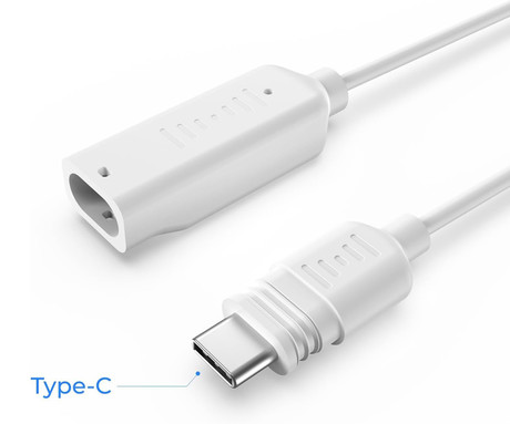 Reolink Solar EX podaljševalni kabel, USB Type-C, 4.5m, kompatibilnost z Reolink kamerami in solarnimi paneli, bel