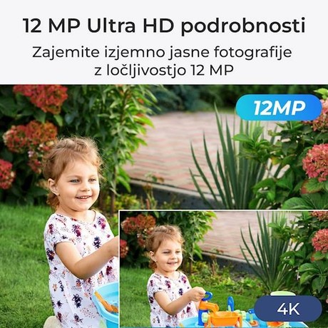 Reolink NVS8-12MD4 varnostni komplet, 1x NVS snemalna enota (2TB) + 4x IP kamera, 4K 12MP Ultra HD+, PoE, barvno nočno snemanje, LED reflektor, aplikacija, IP67, dvosmerna komunikacija