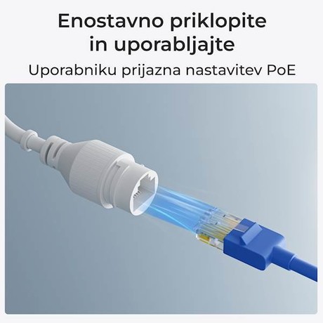 Reolink NVS4 snemalna enota, priklop do 4 kamer, spomin do 6TB, neprekinjeno snemanje, PoE namestitev, aplikacija, črna