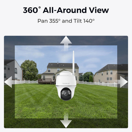 Reolink GO G440 IP kamera + solarni panel, 8MP 4K Ultra HD, 4G LTE, 355° vrtenje, 21.6Wh baterija, AI zaznavanje, barvni Night Vision, aplikacija, dvosmerna komunikacija, pametni alarm, IP64, siva Reolink GO G440 IP kamera + solarni panel, 8MP 4K Ultra HD, 4G LTE, 355° vrtenje, 21.6Wh baterija, AI zaznavanje, barvni Night Vision, aplikacija, dvosmerna komunikacija, pametni alarm, IP64, siva