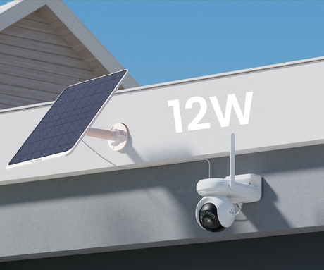 Reolink SOLARNI PANEL 3, 12W, solarno napajanje kamer, 4m kabel, USB Type-C, črn