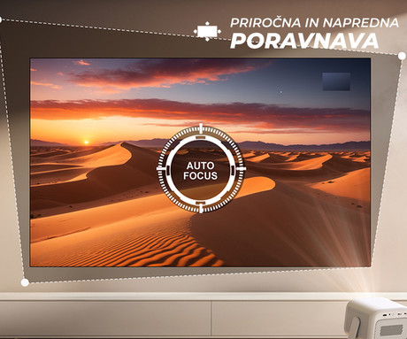 BYINTEK UFO U90 MAX prenosni 4LED DLP projektor, Android TV, Dual WIFI, Bluetooth, polnilna baterija, 700 ANSI lumnov, samodejni fokus, STEREO zvočniki, max 4K UHD, USB / HDMI / AUX, +daljinec, bel