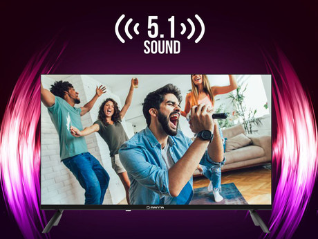 LED TV MANTA 32LHA123E, 81cm (32"), HD+, Android, WiFi, Dolby Digital+, STEREO 5.1, DVB-C/T/T2/S/S2, Hotel Mode, 3x HDMI, 2x USB, 1x CI+, Frameless oblika