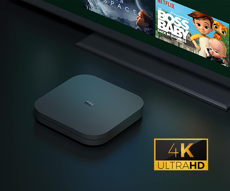 XIAOMI Mi TV Box S 2nd Gen medijski predvajalnik, 4K Ultra HD, GoogleTV, Chromecast, Dolby, Bluetooth 5.2, WiFi, HDMI, črn