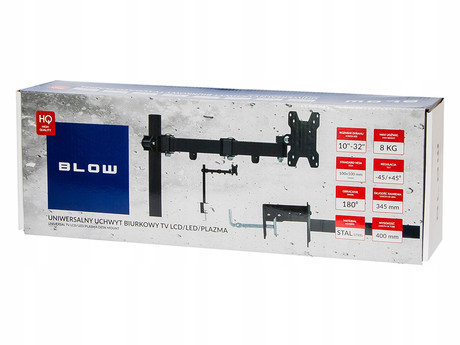 EOL - BLOW 76-831 nosilec za TV ali monitor do 32" (81cm), 360° rotacija, VESA standard do 100x100mm, jeklo