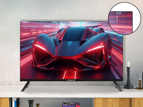 LED TV MANTA 32LHA123E, 81cm (32"), HD+, Android, WiFi, Dolby Digital+, STEREO 5.1, DVB-C/T/T2/S/S2, Hotel Mode, 3x HDMI, 2x USB, 1x CI+, Frameless oblika