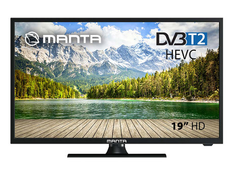 EOL - LED TV MANTA 19LHN123D, 48cm (19"), HD, 220V+12V napajanje, DVB-C/T2/HEVC, HDMI, USB, Hotel Mode