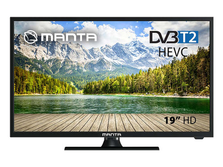 LED TV MANTA 19LHN123D, 48cm (19"), HD, 220V+12V napajanje, DVB-C/T2/HEVC, HDMI, USB, Hotel Mode