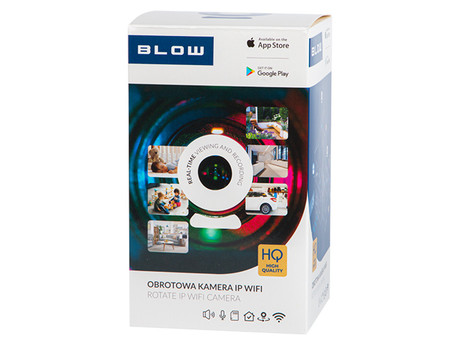 IP kamera IP BLOW H-265, WiFi, 1080p Full HD, 5MP, vrtljiva 355°, nočno snemanje, senzor gibanja, aplikacija