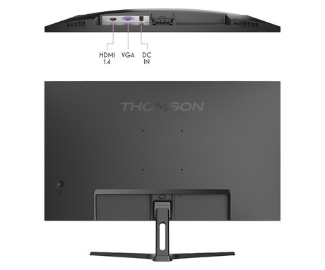 THOMSON M24FB2Y14 monitor, 61cm (24"), Full HD, 100Hz, IPS, 5ms, 250nit, 100% sRGB, HDR10, HDMI, VGA, višina, Adaptive Sync, Anti Glare / Flicker, Low Blue Light