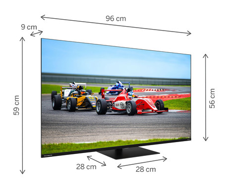 THOMSON 43QG7C14 QLED Pro TV sprejemnik, 109cm (43"), 4K UHD, Google TV, 144Hz, WiFi, Bluetooth, HDR10, Dolby Atmos, Dolby Vision, Google Assistant, Chromecast, vrtljivo stojalo, pametni daljinec