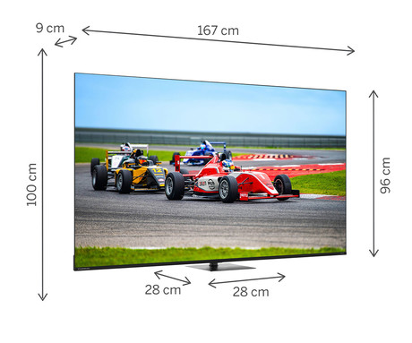 THOMSON 75QG7C14 QLED Pro TV sprejemnik, 190cm (75"), 4K UHD, Google TV, 144Hz, WiFi, Bluetooth, HDR10, Dolby Atmos, Dolby Vision, Google Assistant, Chromecast, vrtljivo stojalo, pametni daljinec
