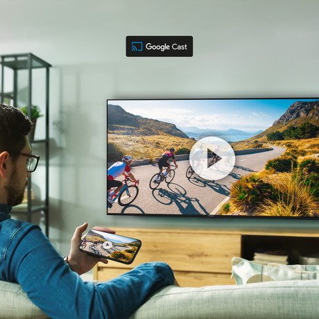 THOMSON 55MG7C15 MiniLED TV sprejemnik, 139cm (55"), 4K UHD, Google TV, 144Hz, WiFi, Bluetooth, HDR10, Dolby Atmos & Vision, STEREO zvočniki, Google Assistant, Chromecast, HOTEL Mode, pametni daljinec