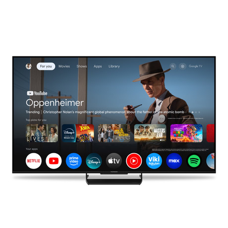 THOMSON 55MG7C15 MiniLED TV sprejemnik, 139cm (55"), 4K UHD, Google TV, 144Hz, WiFi, Bluetooth, HDR10, Dolby Atmos & Vision, STEREO zvočniki, Google Assistant, Chromecast, HOTEL Mode, pametni daljinec