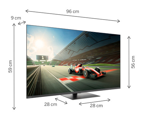 THOMSON 43QG7C04 QLED Pro TV sprejemnik, 109cm (43"), 4K UHD, Google TV, 144Hz, WiFi, Bluetooth, HDR10, Dolby Atmos, Dolby Vision, Google Assistant, Chromecast, vrtljivo stojalo, pametni daljinec