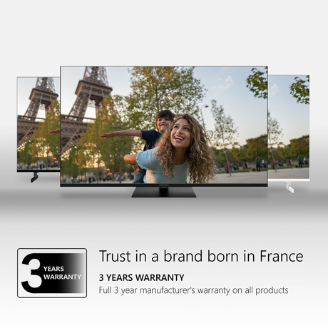 THOMSON 75MG7C15 MiniLED TV sprejemnik, 190cm (75"), 4K UHD, Google TV, 144Hz, WiFi, Bluetooth, HDR10, Dolby Atmos & Vision, STEREO zvočniki, Google Assistant, Chromecast, HOTEL Mode, pametni daljinec