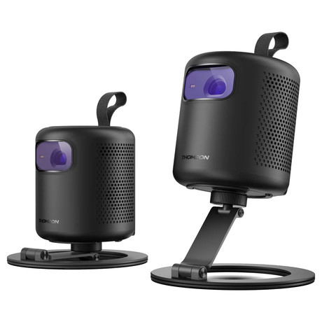 THOMSON VEGA PG35B projektor, 4K UHD, Google TV, pametni daljinec, črn (Premium Black)