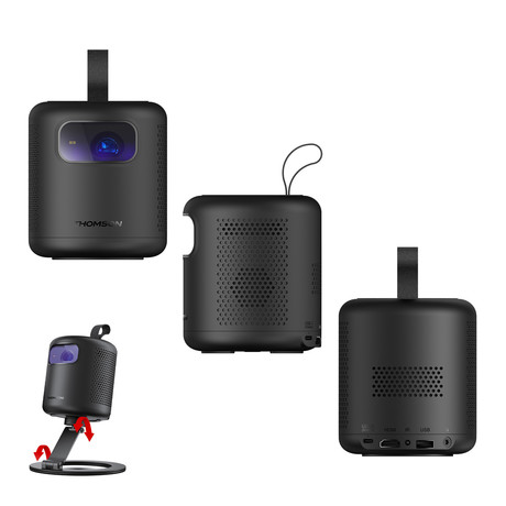 THOMSON VEGA PG35B projektor, 4K UHD, Google TV, pametni daljinec, črn (Premium Black)
