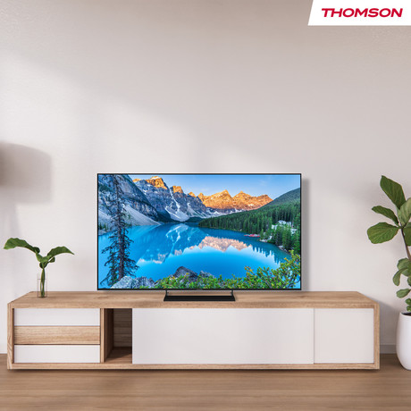 THOMSON 65UG5X15 LED TV sprejemnik, 164cm (65"), 4K UHD, Google TV, WiFi, Bluetooth, HDR10, Dolby Audio, Google Assistant, Chromecast, HOTEL Mode, Frameless oblika, pametni daljinec