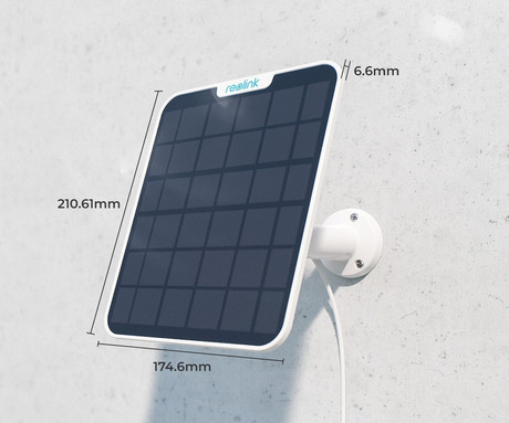 Reolink SOLARNI PANEL 2, 6W, solarno napajanje kamer serije Argus / Go / Duo / TrackMix, 4m kabel, USB Type-C, bel