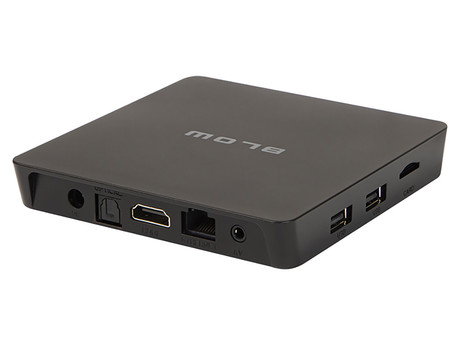 Blow TV BOX 4K V3 medijski predvajalnik, 4K UHD, Android, WiFi, LAN, 2GB + 16GB, HDMI, črn