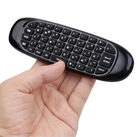 Air Mouse Brezžična miška + tipkovnica + Android multimedijski daljinec, G-senzor, Nano USB sprejemnik