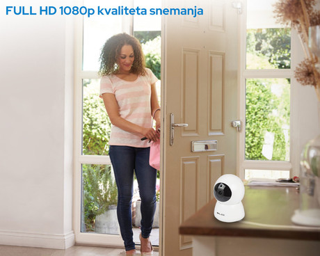 EOL - Kamera IP BLOW H-272, WiFi, 1080p Full HD, 2MP, vrtljiva 360°, nočno snemanje, senzor gibanja, aplikacija, TUYA