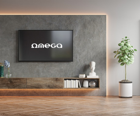 Nosilec za TV OMEGA OUTV600T, 30"-70", naklon,  Vesa do 600x400, do 30kg, naklon od -8° do +15°, profil 53mm