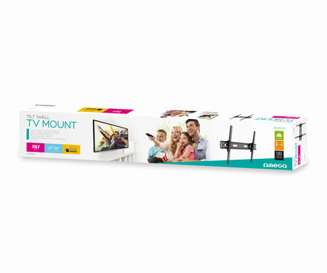 Nosilec za TV OMEGA OUTV600T, 30"-70", naklon,  Vesa do 600x400, do 30kg, naklon od -8° do +15°, profil 53mm