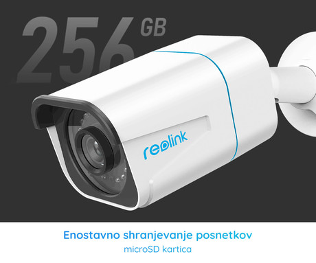 Kamera Reolink RLC-810A, PoE, 4K-UHD, AI, nočno snemanje, IP66, upravljanje na daljavo