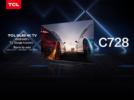 EOL - QLED TV TCL 75C728, 75" (diagonala 191cm), 4K-UHD, Android TV, WiFi, HDR Pro, Dolby Vision IQ, Dolby Atmos, ONKYO