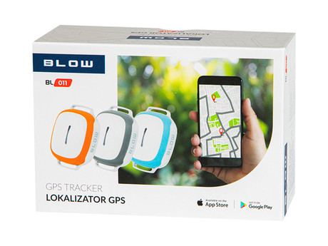 BLOW BL011 GPS tracking naprava za sledenje živali, ljudi, predmetov, univerzalna, siva