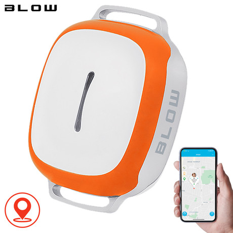 EOL - BLOW BL011 GPS tracking naprava za sledenje živali, ljudi, predmetov, univerzalna, oranžna