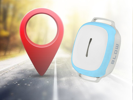 EOL - BLOW BL011 GPS tracking naprava za sledenje živali, ljudi, predmetov, univerzalna, modra