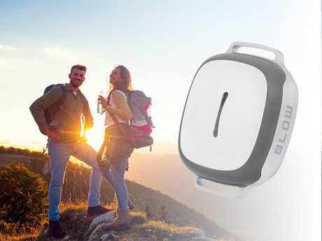 BLOW BL011 GPS tracking naprava za sledenje živali, ljudi, predmetov, univerzalna, siva