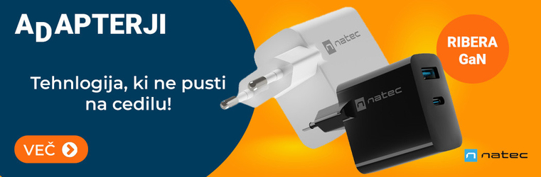 Adapterji in polnilniki