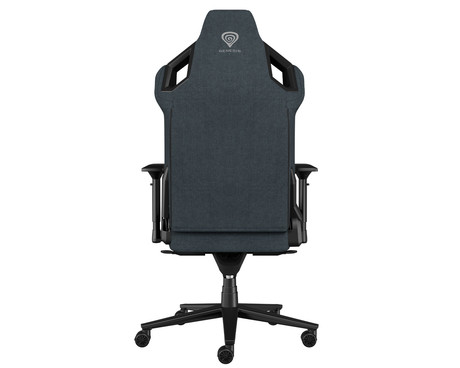 GENESIS NITRO 800 gaming / pisarniški stol, ergonomski, nastavljiva višina / naklon, zibanje, 2x blazina, 4D nasloni za roke, kolesa CareGLide™, tkanina, do 150kg, črno siv