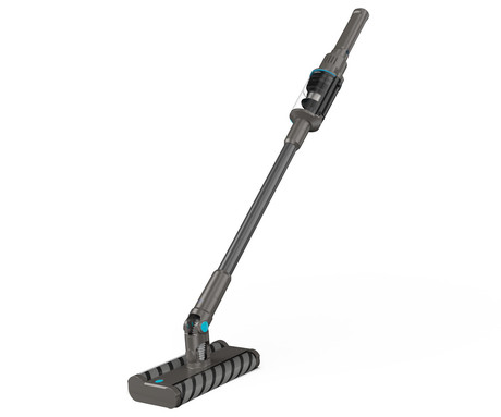 MAMIBOT FLEXA PRO brezžični sesalnik, 2v1 (pokončni, ročni), 14kPa moč, 360° vrtenje, 2200mAh polnilna baterija, 3 nastavki, stenska postaja, ultra lahka teža, za vse površine, črn (Shadow Black)