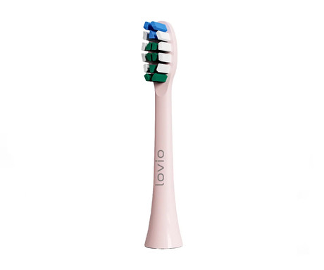 MANTA LOVIO SonicProtect PRO sonična električna zobna ščetka, 5 nastavkov, 5 načinov, 3 stopnje, senzor pritiska, Sonic Vibration tehnologija, baterija, IPX8 vodoodpornost, dodatki, roza(Blush Pink)