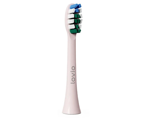 MANTA LOVIO SonicProtect PRO glave za električno zobno ščetko ščetka, 5 glav, mehka trdota, roza (Blush Pink)