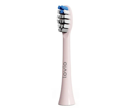 MANTA LOVIO SonicProtect PRO glave za električno zobno ščetko ščetka, 5 glav, srednja trdota, roza (Blush Pink)