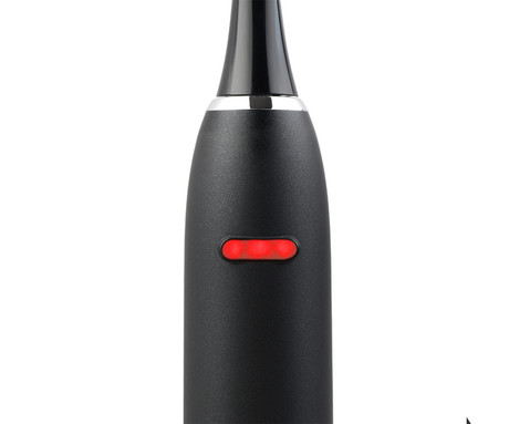 MANTA LOVIO SonicProtect PRO sonična električna zobna ščetka, 5 nastavkov, 5 načinov, 3 stopnje, senzor pritiska, Sonic Vibration tehnologija, baterija, IPX8 vodoodpornost, dodatki, črna(Carbon Black)