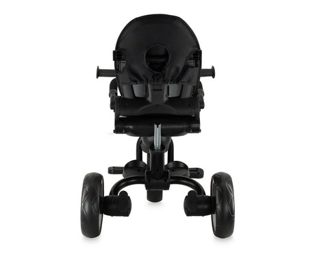 MoMi IVI 3v1 otroški voziček / kolo / tricikel, večnamenski, nastavljiv, zložljiv, črno-bež