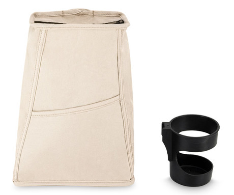 MoMi IVI 3v1 otroški voziček / kolo / tricikel, večnamenski, nastavljiv, zložljiv, črno-bež